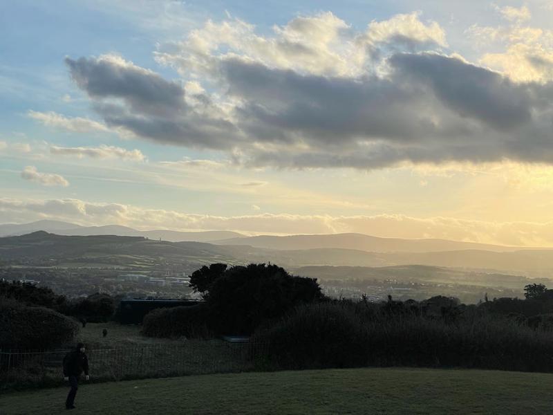 Sunset in Killiney Hill Park, Dublin