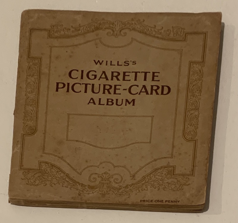 Not quite a book, but an old cigarette card album