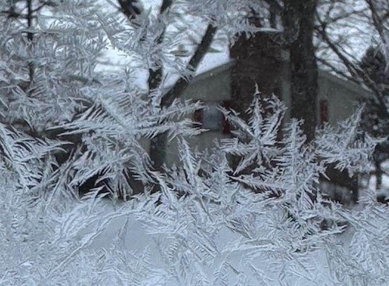 Icy glass, Wisconsin