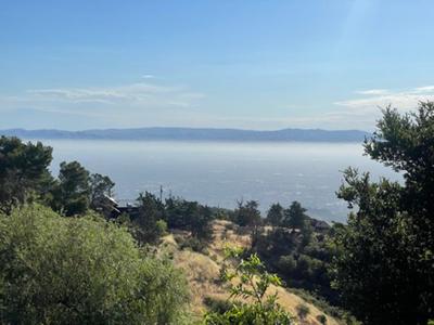 A misty Cupertino seen from the West